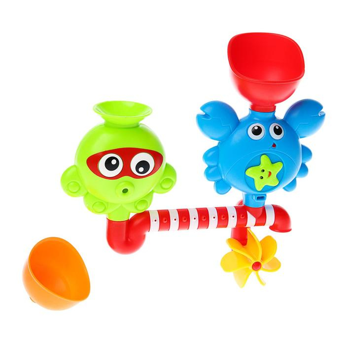 Игрушка для ванны «Водная забава», на присоске, Крошка Я Игрушка для ванны «Водная забава», на присоске, Крошка Я