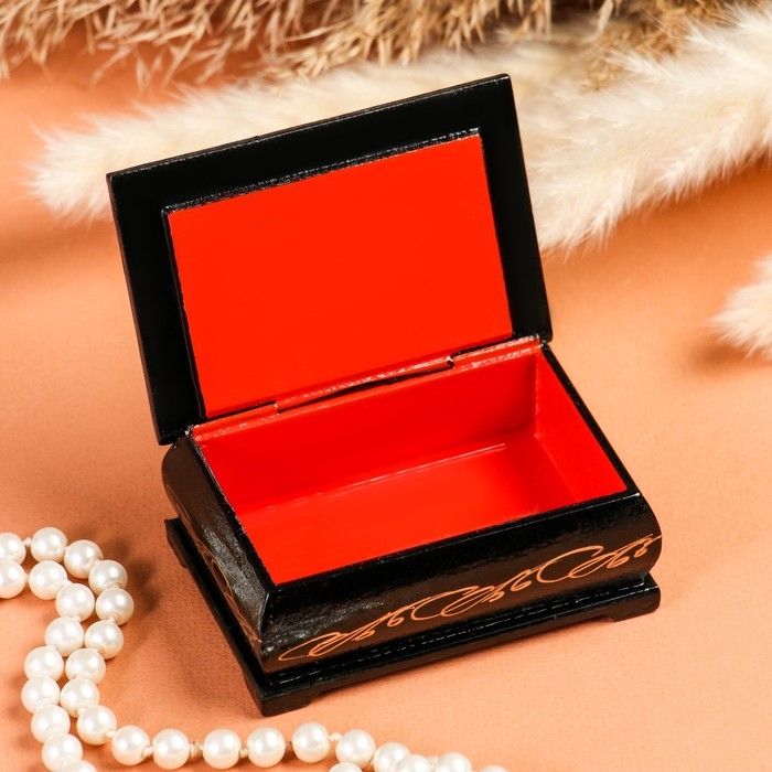 Шкатулка «Ангел с котёнком», 6х9 см, лаковая миниатюра Шкатулка «Ангел с котёнком», 6х9 см, лаковая миниатюра