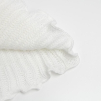 Шарф-манишка, цвет белый, размер L (8 лет)