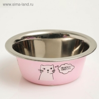 Миска стандартная "Пижон. Кошачьи мечты", 225 мл Миска стандартная "Пижон. Кошачьи мечты", 225 мл