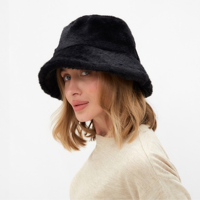 Панама зимняя MINAKU one size 52-58 черный