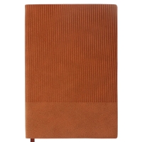 Ежедневник недатированный А5, 80 листов, линия, обложка кожзам лайт, Коричневый Ежедневник недатированный А5, 80 листов, линия, обложка кожзам лайт, Коричневый