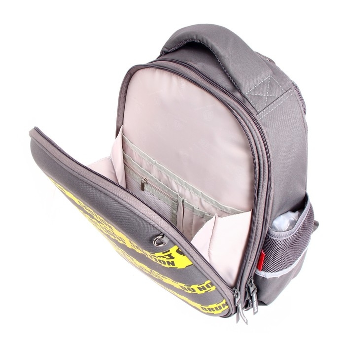 Рюкзак каркасный 38 х 30 х 20 см, Bruno Visconti Рюкзак каркасный 38 х 30 х 20 см, Bruno Visconti "Будь осторожен"