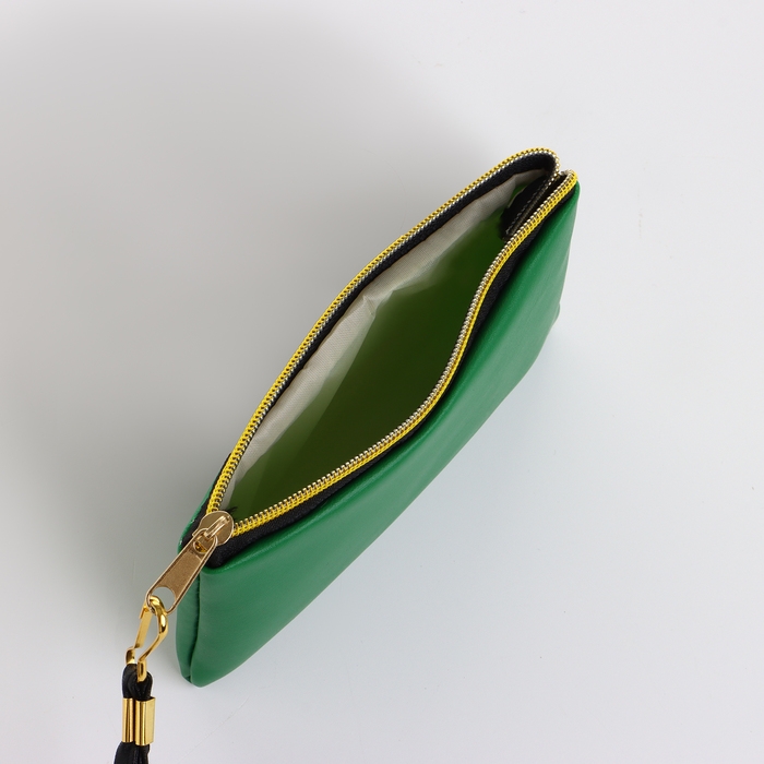 Кошелёк женский на молнии, цвет зелёный Кошелёк женский на молнии, цвет зелёный