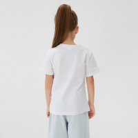 Футболка детская &laquo;Эльза&raquo;, Холодное сердце, рост 98-104, белый