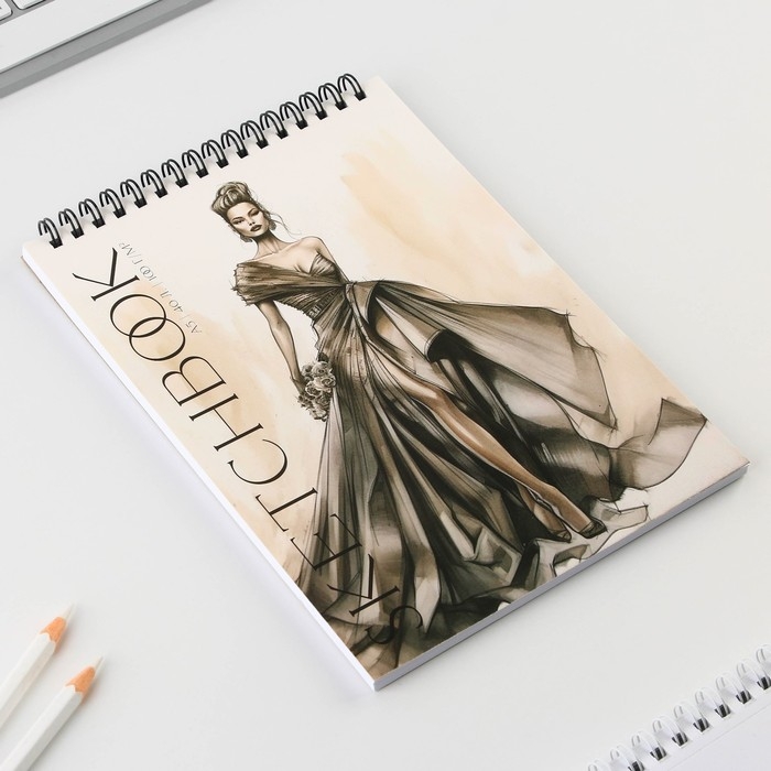 Скетчбук А5, 40 л 100 г/м2 &laquo;Девушки&raquo;