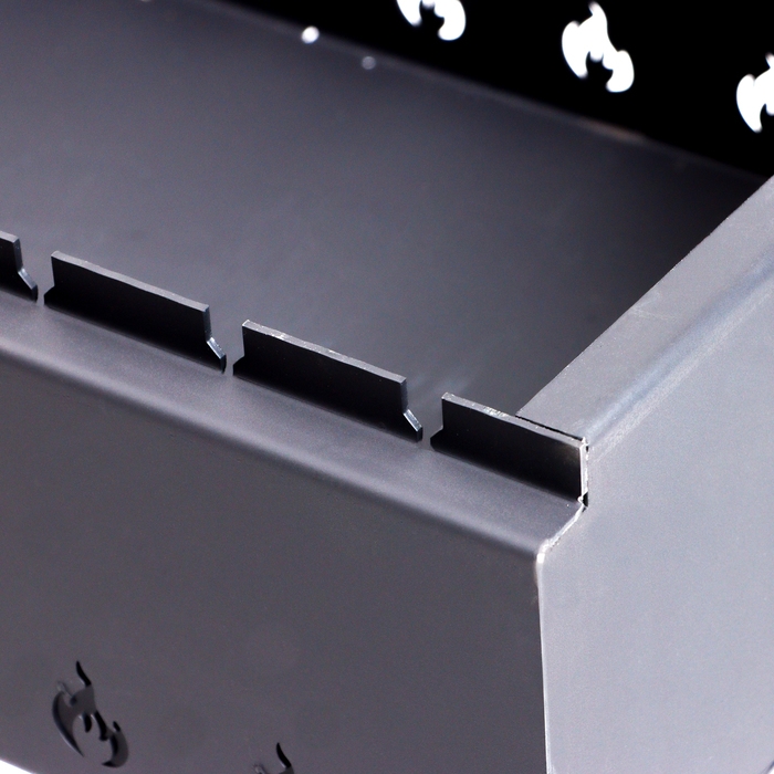 Мангал с очагом Мангал с очагом "Булава" на 8л-10л, d-34 см, толщина металла 2 мм, 35 х 81,5 х 90 см