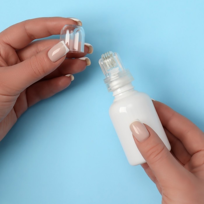 Насадка-мезороллер для флакона, 64 иглы, 0,5 мм, на блистере, цвет прозрачный Насадка-мезороллер для флакона, 64 иглы, 0,5 мм, на блистере, цвет прозрачный