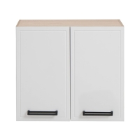 Шкаф навесной Квадро 800х310х720, Дуб сонома/Нубук Милк