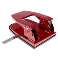 Дырокол на 30 листов, большой, металлический, с металлической линейкой Дырокол на 30 листов, большой, металлический, с металлической линейкой