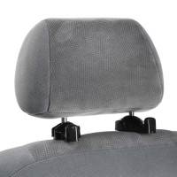 Крючок на подголовник, набор 2 шт, чёрный Крючок на подголовник, набор 2 шт, чёрный