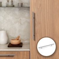 Ручка рейлинг CAPPIO FRIDA, нерж. сталь, d=12 мм, м/о 192 мм, цвет мат. никель Ручка рейлинг CAPPIO FRIDA, нерж. сталь, d=12 мм, м/о 192 мм, цвет мат. никель