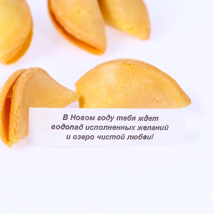 Новый год. Печенье с предсказанием "2025 год", 12 шт, 84 г