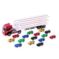 Грузовик инерционный &laquo;Автовоз&raquo;, с 15 машинами