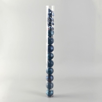 Набор украшений пластик 13 шт "Мелодия" звезда, 6 см, синий