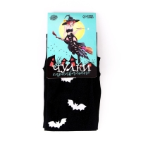 Хэллоуин. Чулки карнавальный аксессуар &laquo;Летучие мышки&raquo;