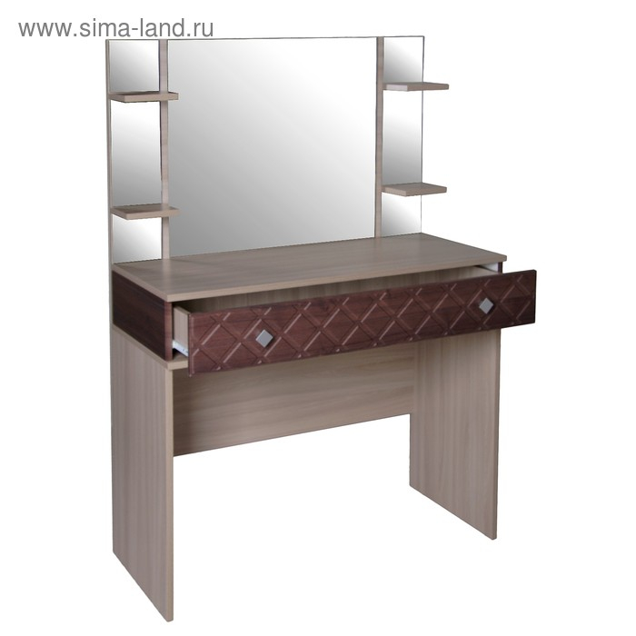 Трюмо Николь, 945х445х1400, Ясень шимо/Лиственница темная Трюмо Николь, 945х445х1400, Ясень шимо/Лиственница темная