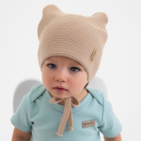 Шапка детская MINAKU  р-р 48-50, цвет бежевый