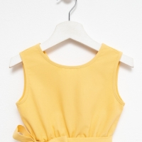 Комплект для девочки (майка и шорты) KAFTAN, р.32 (110-116), желтый