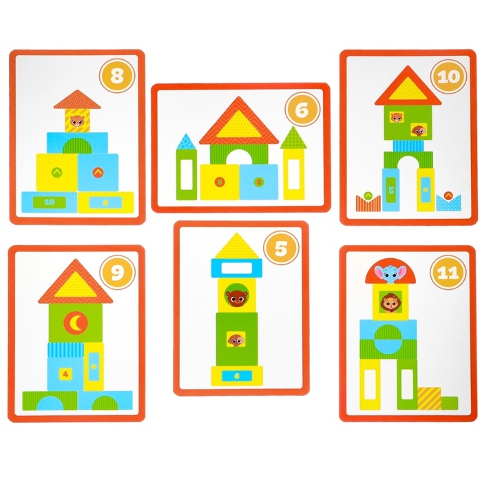 Детская развивающая игра EVA «Маленький строитель», изучение форм / цветов, Крошка Я Детская развивающая игра EVA «Маленький строитель», изучение форм / цветов, Крошка Я
