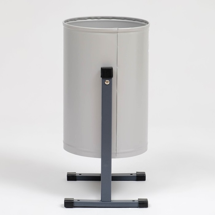 Урна уличная &laquo;Уралочка Бюджет&raquo; 21 л, 35 х 55 х 26,5 см, серая, бак 0,6 мм