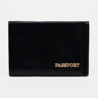 Обложка для паспорта, цвет чёрный Обложка для паспорта, цвет чёрный