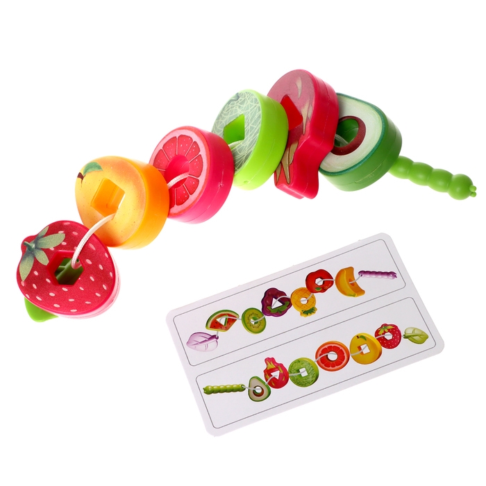 Развивающий набор &laquo;Фруктовая шнуровка&raquo;
