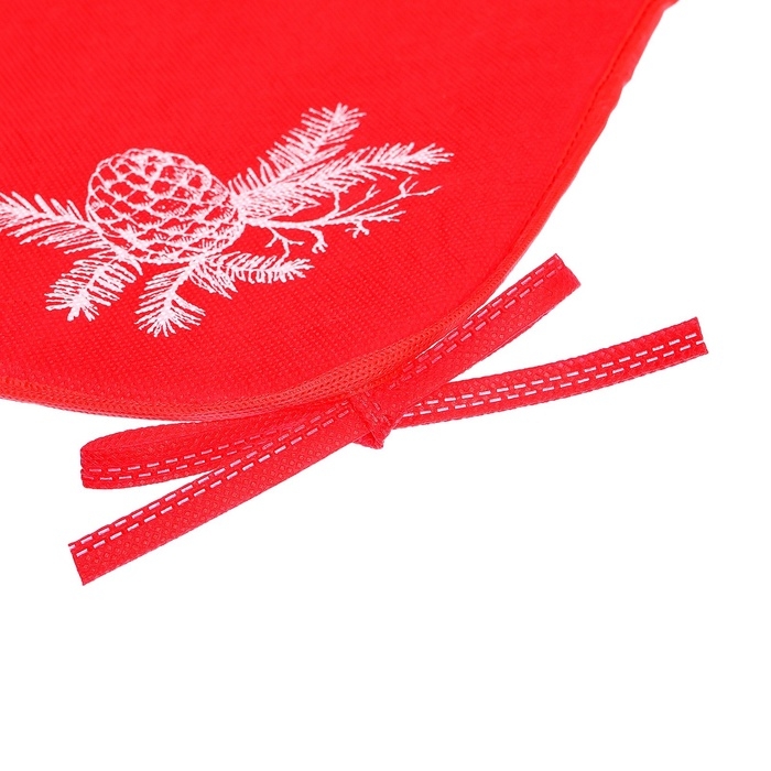 Сиденье для санок - матрас, универсальное, с кнопками, цвет красный Сиденье для санок - матрас, универсальное, с кнопками, цвет красный