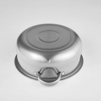 Мантоварка - пароварка из нержавеющей стали Доляна &laquo;Классика&raquo;, d=24 см, 4 уровня (нижний уровень 3,6 л)