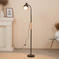 Торшер 19118/1BK E27 40Вт черный 23х159 см