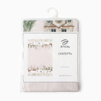 Скатерть Этель &laquo;Звери в городе&raquo;, 149х250 см, 100% хл, саржа 190 г/м2