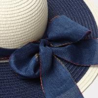 Шляпа женская MINAKU, цв. синий, р-р 58 Шляпа женская MINAKU, цв. синий, р-р 58