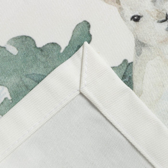 Набор новогодних салфеток Этель &laquo;Forest animals&raquo;, 40х40см - 4 шт, хлопок, саржа