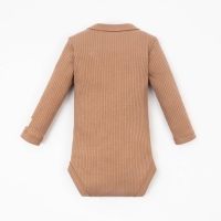 Боди с длинным рукавом Крошка Я, BASIC LINE, рост 62-68 см, цвет коричневый Боди с длинным рукавом Крошка Я, BASIC LINE, рост 62-68 см, цвет коричневый
