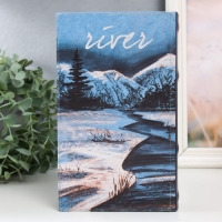 Сейф-книга дерево кожзам "Река в горах" 21х13х5 см Сейф-книга дерево кожзам "Река в горах" 21х13х5 см