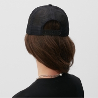 Бейсболка с сеткой MINAKU, цвет чёрный, размер 56-58 Бейсболка с сеткой MINAKU, цвет чёрный, размер 56-58