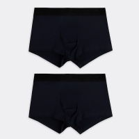 Набор мужских трусов боксеры (2 шт), цвет тёмно-синий, размер 46 (S) Набор мужских трусов боксеры (2 шт), цвет тёмно-синий, размер 46 (S)