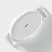 Форма для выпечки из жаропрочной керамики овальная Доляна «Лимон», 27,5×15 см, цвет белый Форма для выпечки из жаропрочной керамики овальная Доляна «Лимон», 27,5×15 см, цвет белый