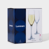 Набор стеклянных бокалов для шампанского «Селест», 160 мл, 6 шт Набор стеклянных бокалов для шампанского «Селест», 160 мл, 6 шт