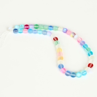 Бусины из натурального камня «Кошачий глаз», набор 46 шт., размер 1 шт. — 8 мм, матовый МИКС Бусины из натурального камня «Кошачий глаз», набор 46 шт., размер 1 шт. — 8 мм, матовый МИКС