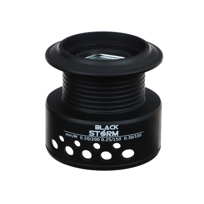 Катушка б/ин Namazu Black Storm BST3000, 7+1 подшипник, 5.1:1, металлическая шпуля + запасная