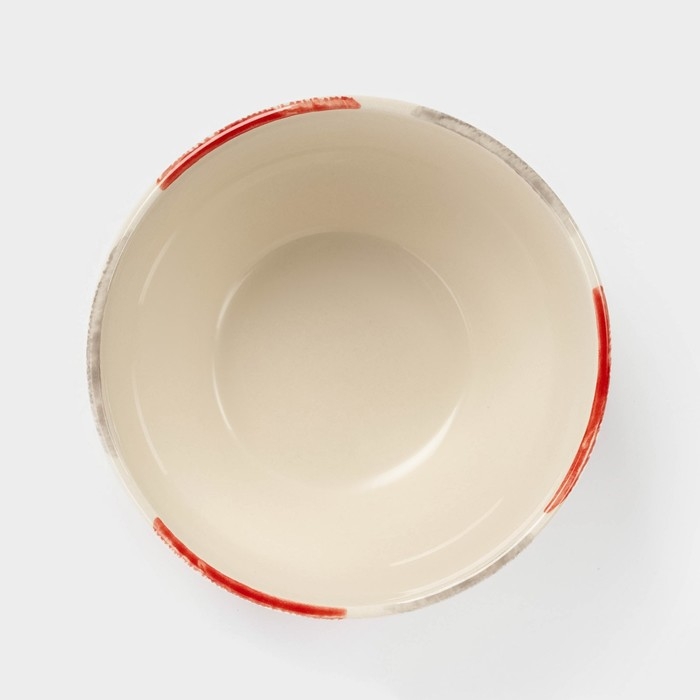 Салатник новогодний Доляна «Легенда Севера», 800 мл, d=14,5 см, цвет бежевый Салатник новогодний Доляна «Легенда Севера», 800 мл, d=14,5 см, цвет бежевый