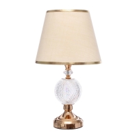 Настольная лампа с подсветкой "Никс" Е27 40Вт золото 25х25х42 см Настольная лампа с подсветкой "Никс" Е27 40Вт золото 25х25х42 см