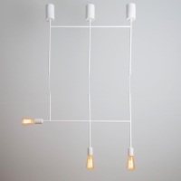 Светильник BayerLux "Лучик" 3хЕ27 40Вт белый 70х5х30-130см Светильник BayerLux "Лучик" 3хЕ27 40Вт белый 70х5х30-130см