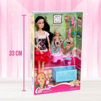 Кукла-модель шарнирная «Молодая мама» с ребёнком, с аксессуарами, МИКС Кукла-модель шарнирная «Молодая мама» с ребёнком, с аксессуарами, МИКС