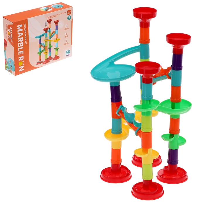 Конструктор марблс &laquo;Трубчатые лабиринты&raquo;, 50 деталей