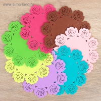 Подставка под горячее «Летний домик», d=19 см, цвет фиолетовый Подставка под горячее «Летний домик», d=19 см, цвет фиолетовый