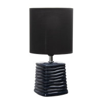 Настольная лампа "Синбола" E14 40Вт синий 14х14х26,5 см RISALUX