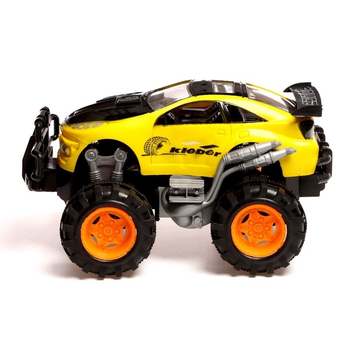 Джип радиоуправляемый &laquo;Гонщик&raquo;, работает от батареек, цвет жёлтый
