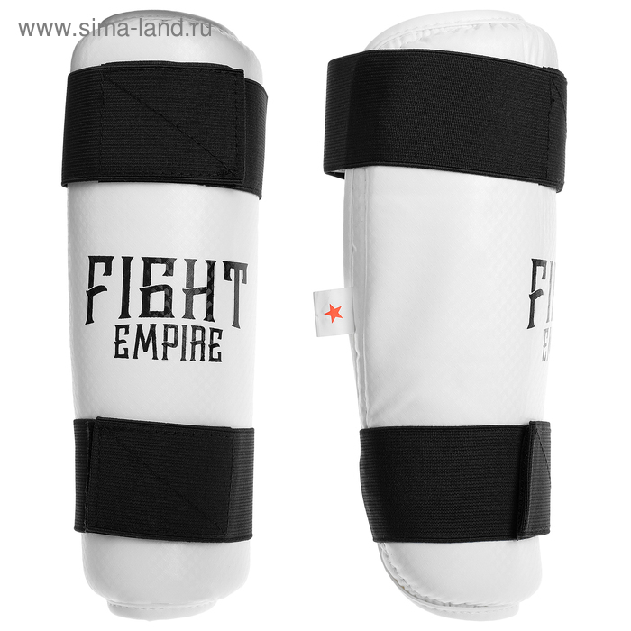 Защита для тхэквондо голеней и локтей FIGHT EMPIRE, белая, размер S
